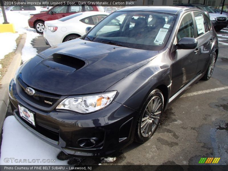 Dark Gray Metallic / Carbon Black 2014 Subaru Impreza WRX Limited 5 Door