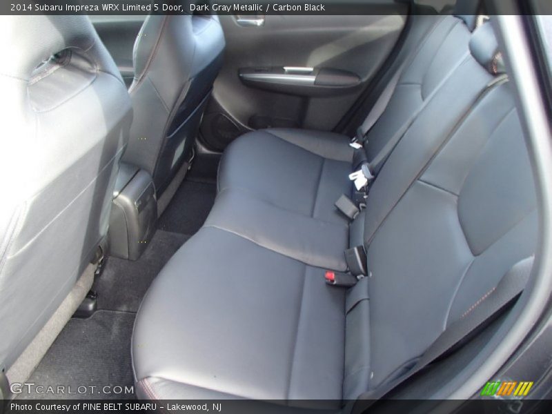 Rear Seat of 2014 Impreza WRX Limited 5 Door