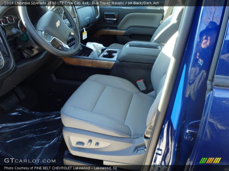 Blue Topaz Metallic / Jet Black/Dark Ash 2014 Chevrolet Silverado 1500 LTZ Crew Cab 4x4