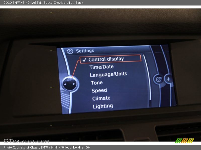 Space Grey Metallic / Black 2010 BMW X5 xDrive35d