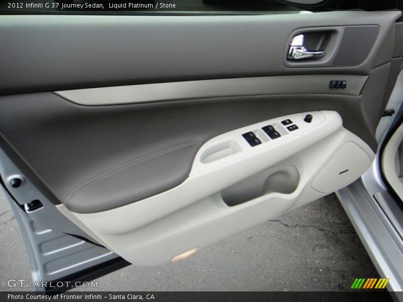 Liquid Platinum / Stone 2012 Infiniti G 37 Journey Sedan