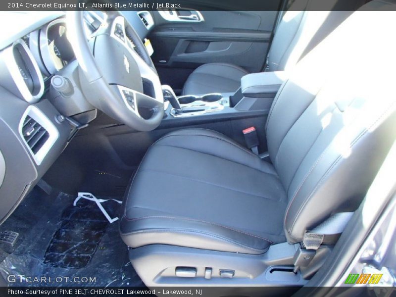 Atlantis Blue Metallic / Jet Black 2014 Chevrolet Equinox LT