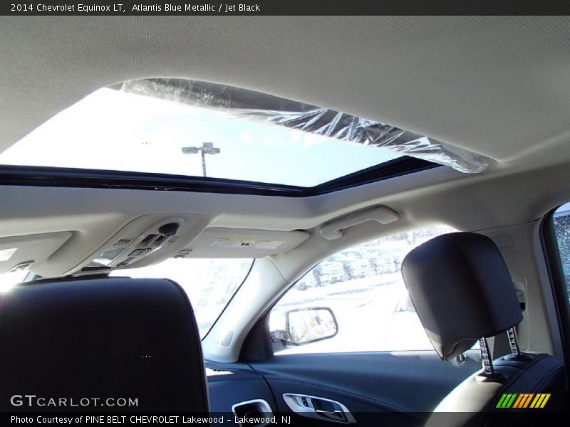 Atlantis Blue Metallic / Jet Black 2014 Chevrolet Equinox LT