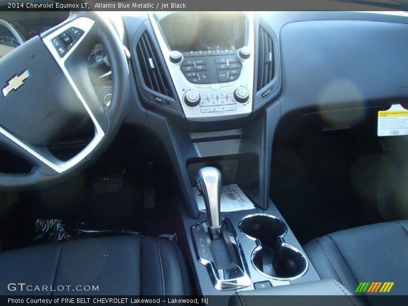 Atlantis Blue Metallic / Jet Black 2014 Chevrolet Equinox LT