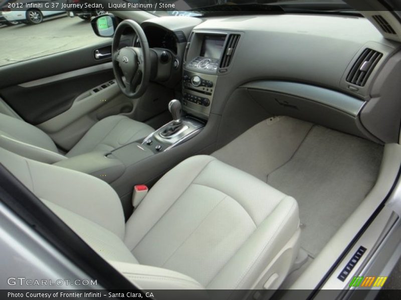 Liquid Platinum / Stone 2012 Infiniti G 37 Journey Sedan