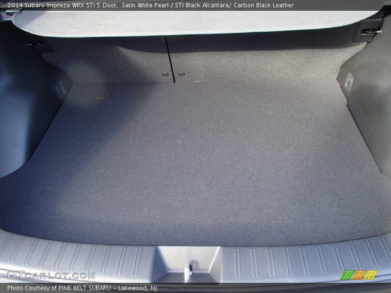 Satin White Pearl / STI Black Alcantara/ Carbon Black Leather 2014 Subaru Impreza WRX STi 5 Door