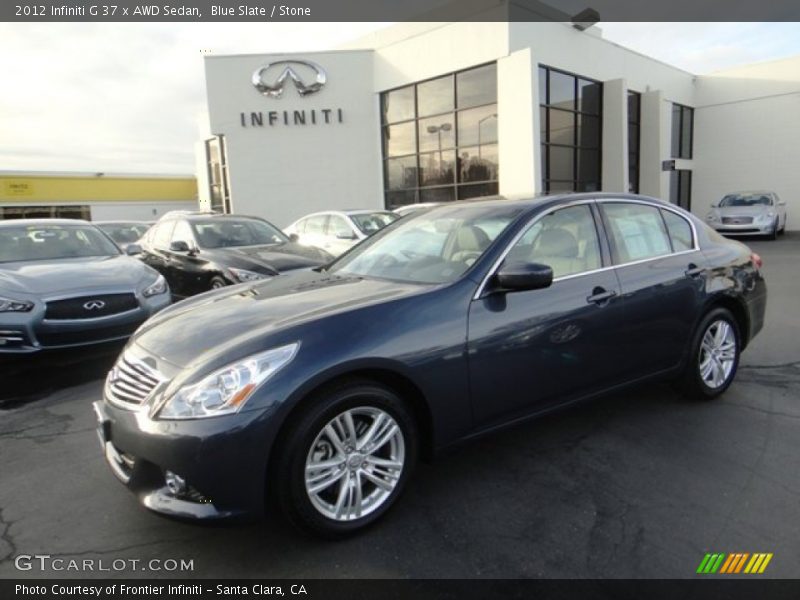 Blue Slate / Stone 2012 Infiniti G 37 x AWD Sedan