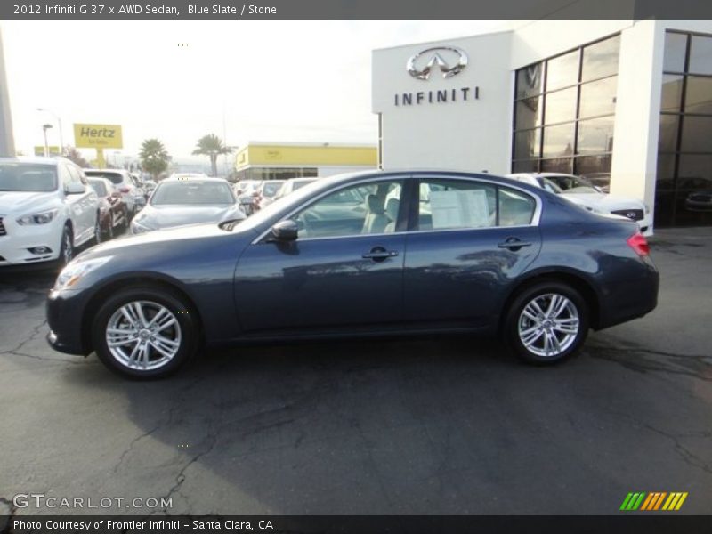 Blue Slate / Stone 2012 Infiniti G 37 x AWD Sedan