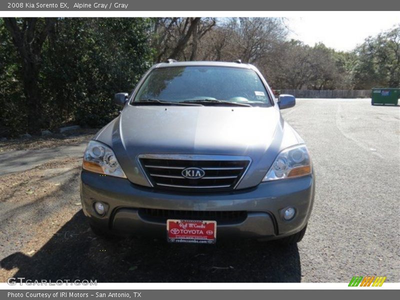 Alpine Gray / Gray 2008 Kia Sorento EX
