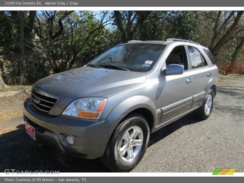 Alpine Gray / Gray 2008 Kia Sorento EX