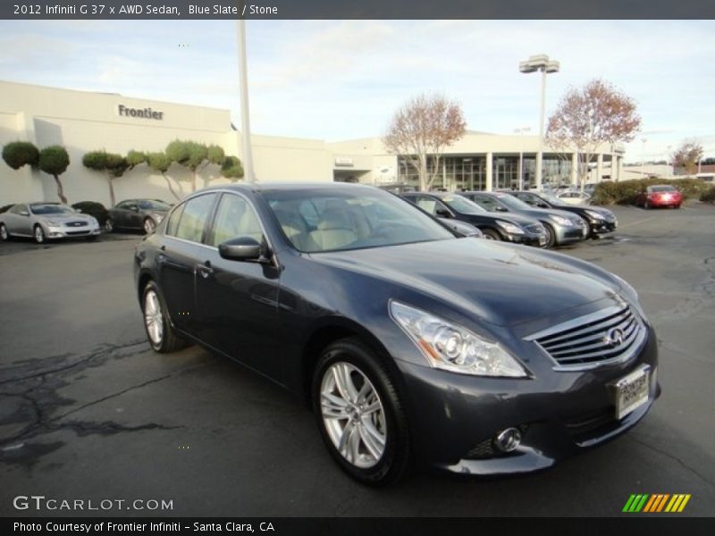 Blue Slate / Stone 2012 Infiniti G 37 x AWD Sedan