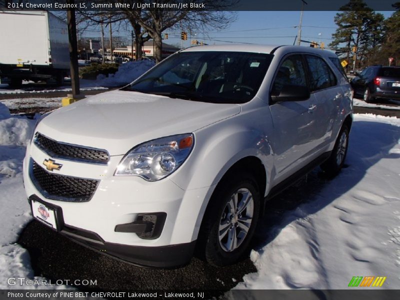 Summit White / Light Titanium/Jet Black 2014 Chevrolet Equinox LS