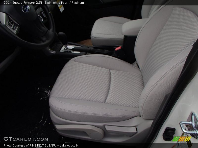 Satin White Pearl / Platinum 2014 Subaru Forester 2.5i