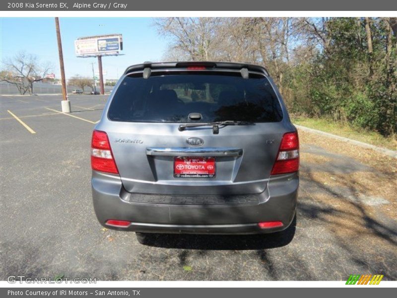 Alpine Gray / Gray 2008 Kia Sorento EX