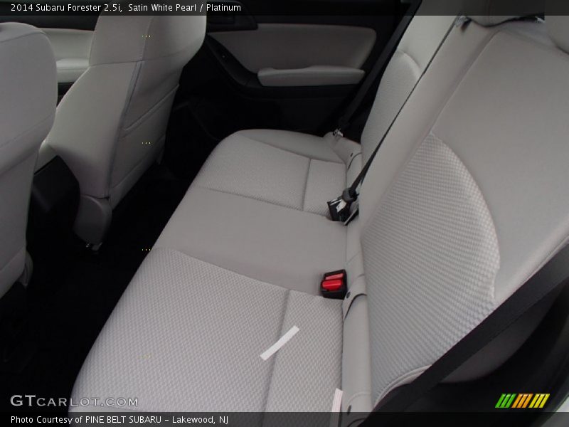 Satin White Pearl / Platinum 2014 Subaru Forester 2.5i