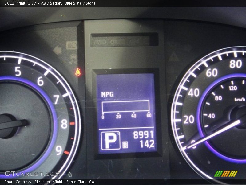Blue Slate / Stone 2012 Infiniti G 37 x AWD Sedan