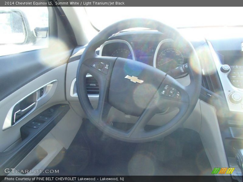 Summit White / Light Titanium/Jet Black 2014 Chevrolet Equinox LS