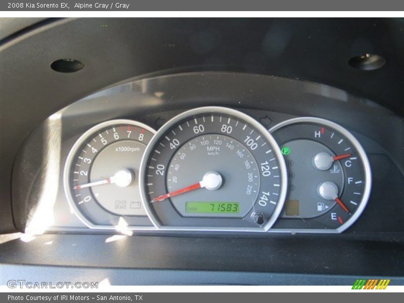 Alpine Gray / Gray 2008 Kia Sorento EX