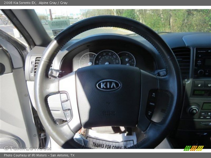 Alpine Gray / Gray 2008 Kia Sorento EX
