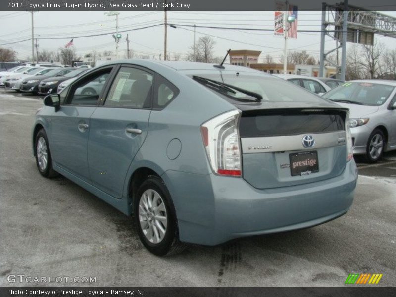 Sea Glass Pearl / Dark Gray 2012 Toyota Prius Plug-in Hybrid