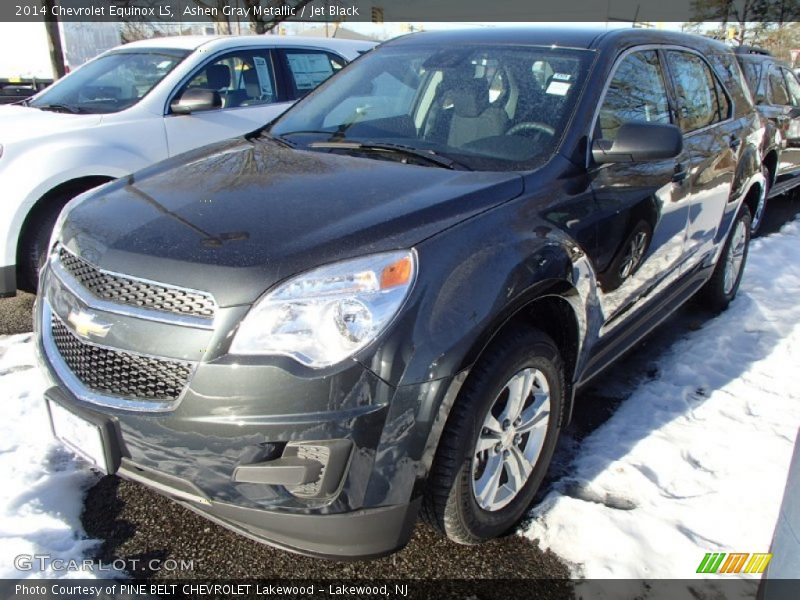 Ashen Gray Metallic / Jet Black 2014 Chevrolet Equinox LS