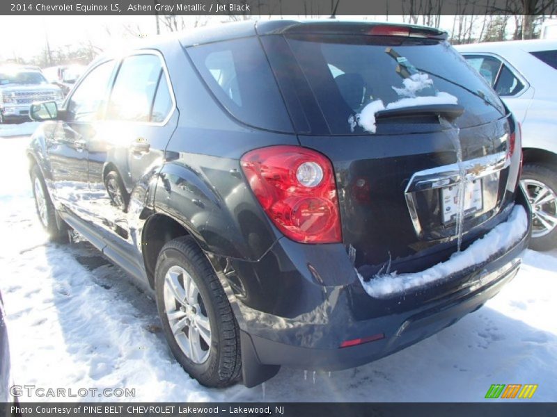 Ashen Gray Metallic / Jet Black 2014 Chevrolet Equinox LS