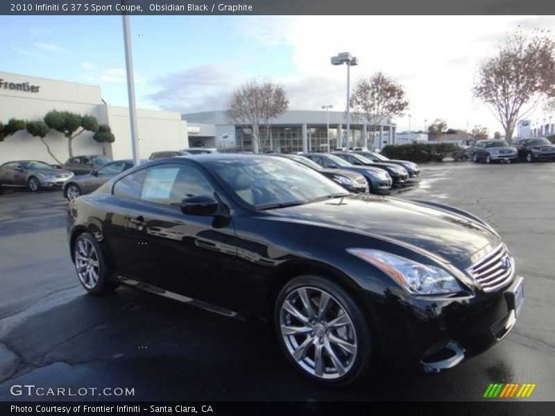 Obsidian Black / Graphite 2010 Infiniti G 37 S Sport Coupe