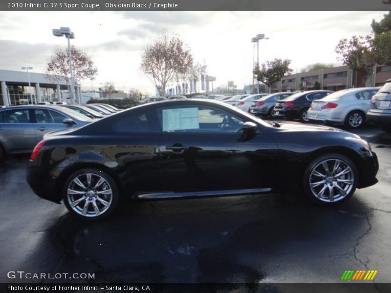 Obsidian Black / Graphite 2010 Infiniti G 37 S Sport Coupe