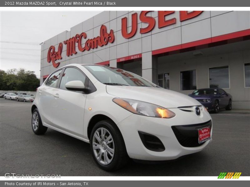 Crystal White Pearl Mica / Black 2012 Mazda MAZDA2 Sport