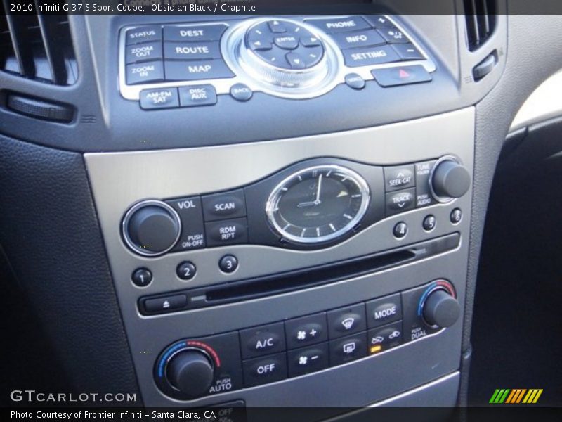Obsidian Black / Graphite 2010 Infiniti G 37 S Sport Coupe