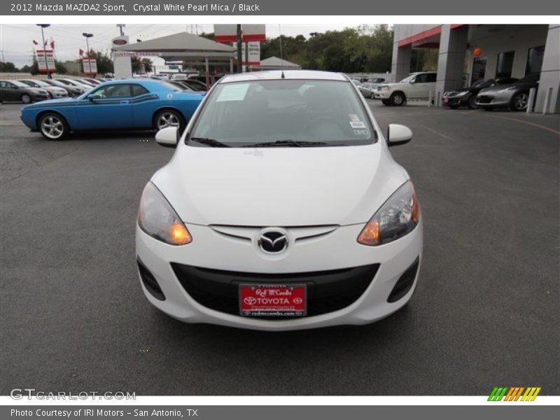 Crystal White Pearl Mica / Black 2012 Mazda MAZDA2 Sport