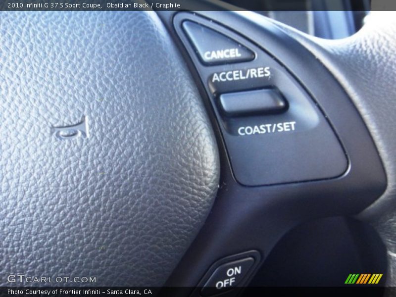 Obsidian Black / Graphite 2010 Infiniti G 37 S Sport Coupe