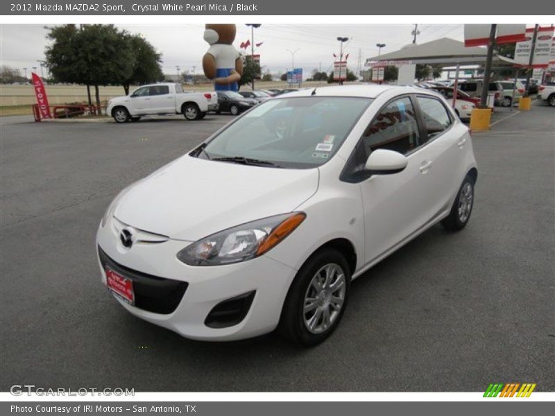 Crystal White Pearl Mica / Black 2012 Mazda MAZDA2 Sport