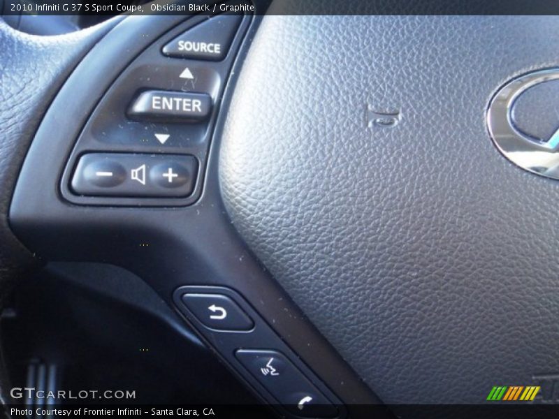 Obsidian Black / Graphite 2010 Infiniti G 37 S Sport Coupe