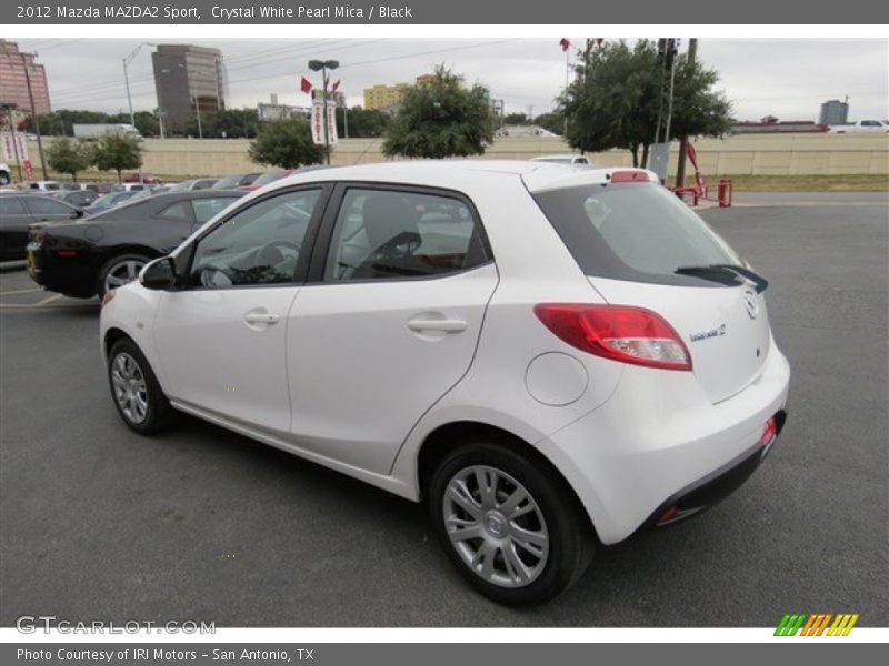 Crystal White Pearl Mica / Black 2012 Mazda MAZDA2 Sport