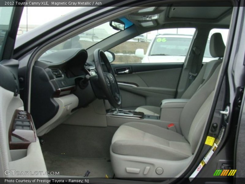 Magnetic Gray Metallic / Ash 2012 Toyota Camry XLE