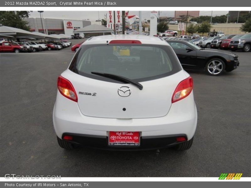 Crystal White Pearl Mica / Black 2012 Mazda MAZDA2 Sport