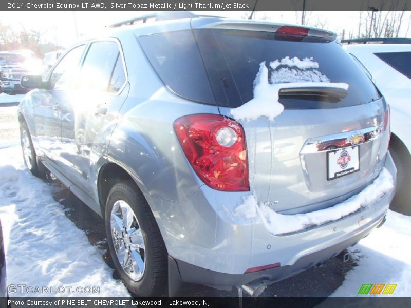 Silver Topaz Metallic / Light Titanium/Jet Black 2014 Chevrolet Equinox LT AWD