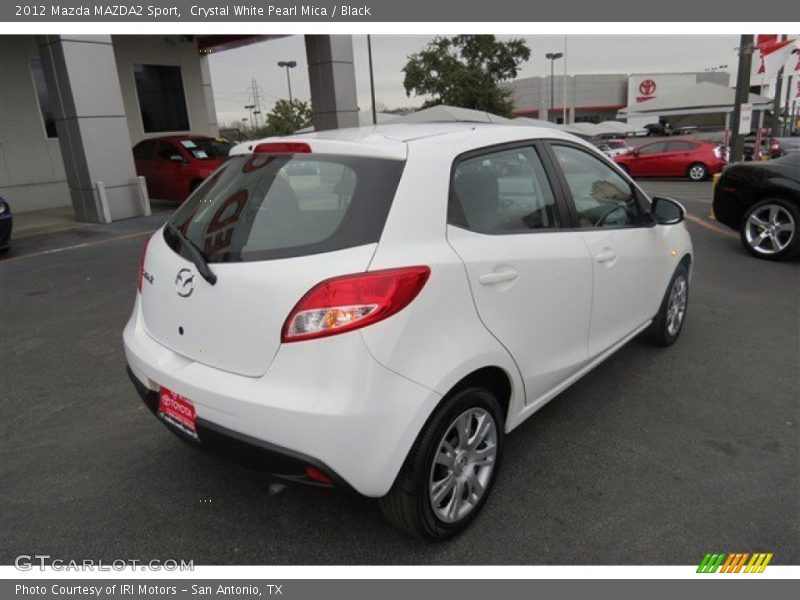 Crystal White Pearl Mica / Black 2012 Mazda MAZDA2 Sport