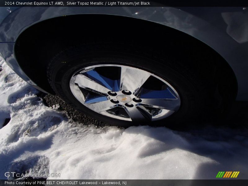 Silver Topaz Metallic / Light Titanium/Jet Black 2014 Chevrolet Equinox LT AWD