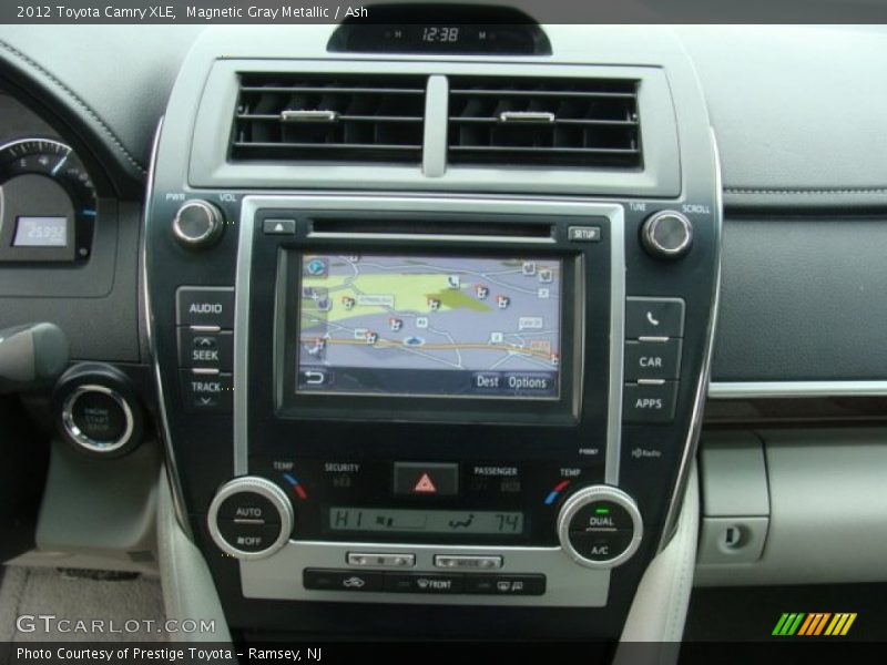 Magnetic Gray Metallic / Ash 2012 Toyota Camry XLE