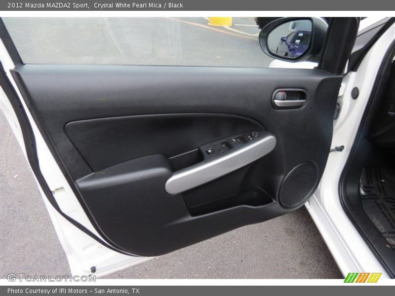 Crystal White Pearl Mica / Black 2012 Mazda MAZDA2 Sport