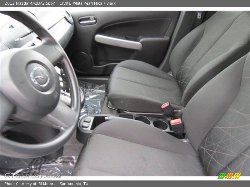 Crystal White Pearl Mica / Black 2012 Mazda MAZDA2 Sport
