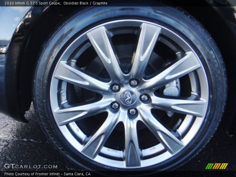 Obsidian Black / Graphite 2010 Infiniti G 37 S Sport Coupe