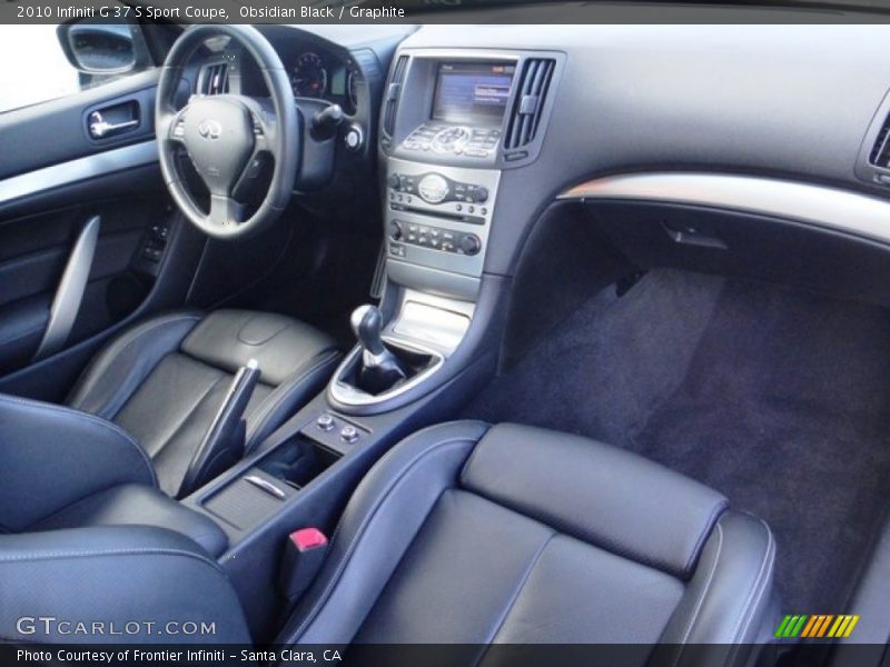 Obsidian Black / Graphite 2010 Infiniti G 37 S Sport Coupe