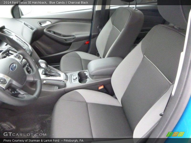 Blue Candy / Charcoal Black 2014 Ford Focus SE Hatchback