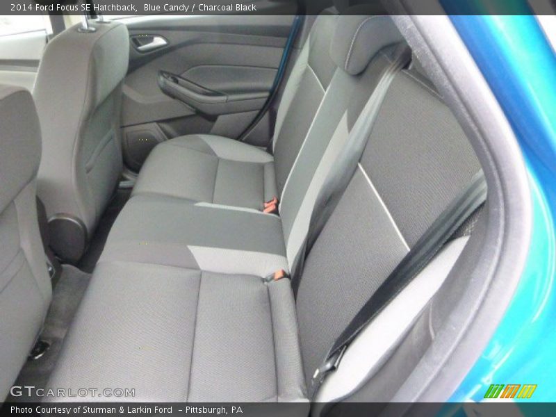 Blue Candy / Charcoal Black 2014 Ford Focus SE Hatchback