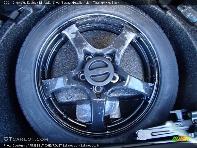 Silver Topaz Metallic / Light Titanium/Jet Black 2014 Chevrolet Equinox LT AWD
