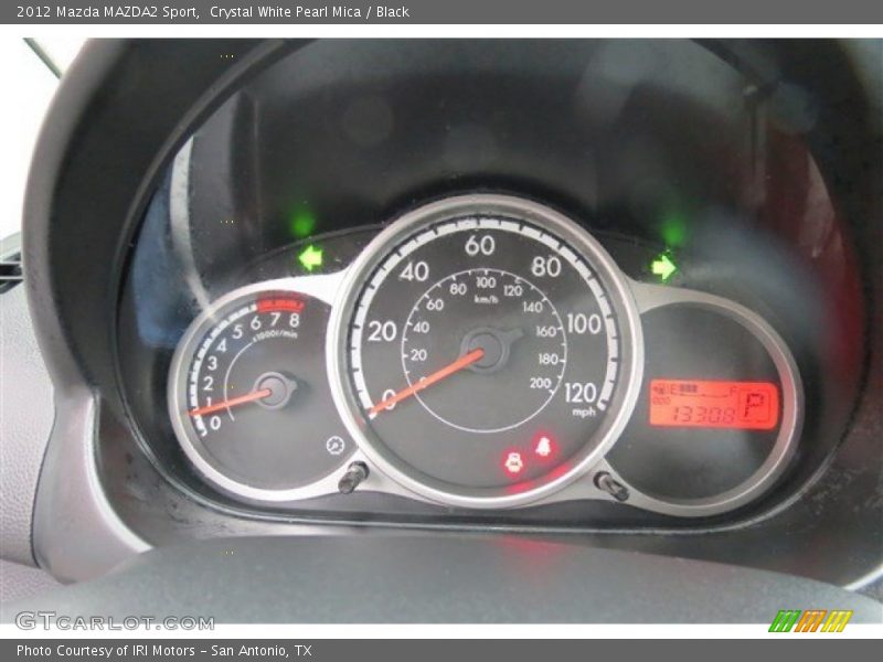 Crystal White Pearl Mica / Black 2012 Mazda MAZDA2 Sport