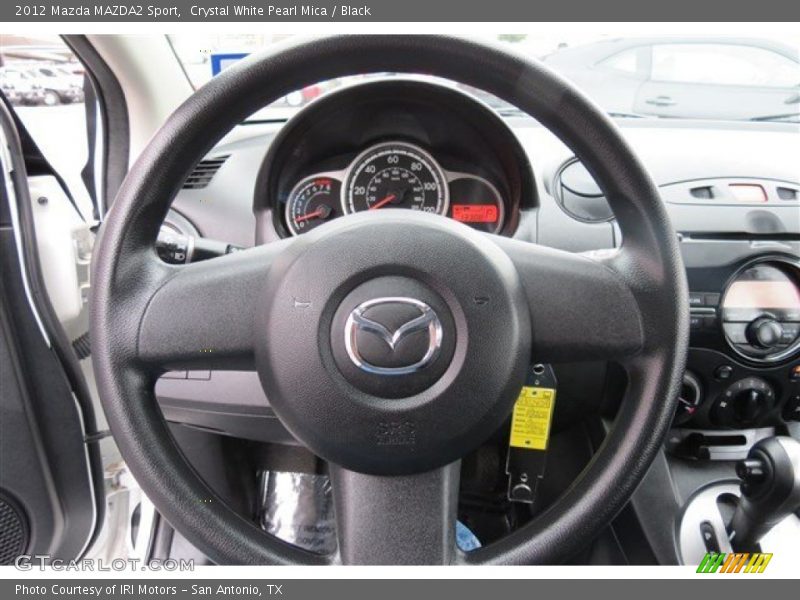Crystal White Pearl Mica / Black 2012 Mazda MAZDA2 Sport